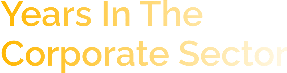 Years In The Corporate Sector