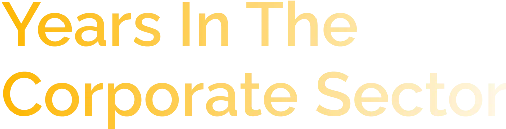 Years In The Corporate Sector